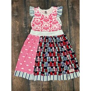 Chris N Missy Girls Size 10 Rainboots Dress! Handmade!